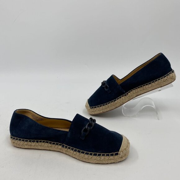 Talbots Blue Leather Slip-On Flats | Women’s Size 7.5 - Picture 2 of 7